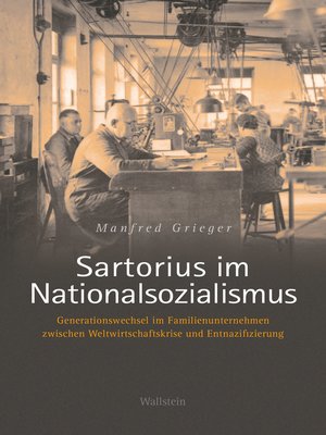 cover image of Sartorius im Nationalsozialismus